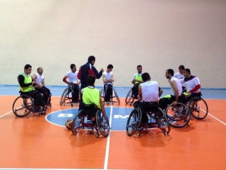 Batman Bedensel Engelliler Tekerlekli Basketbol Takımı Muş maçına hazır