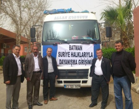 Batman yardımları Kamişlo'ya teslim edildi