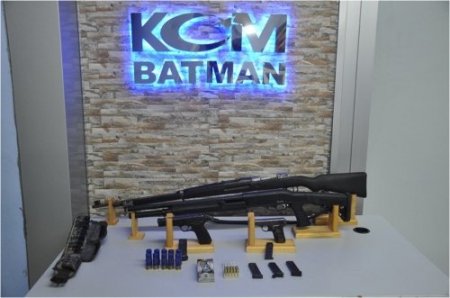 Batman'da kaçak silah ele geçirildi