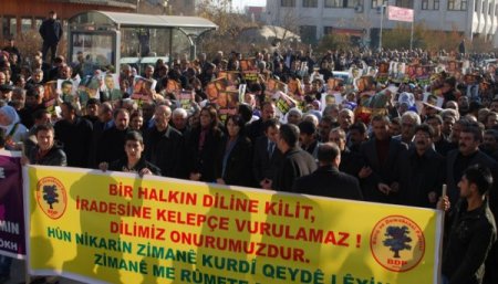 Batman’da Olaylı Yürüyüş