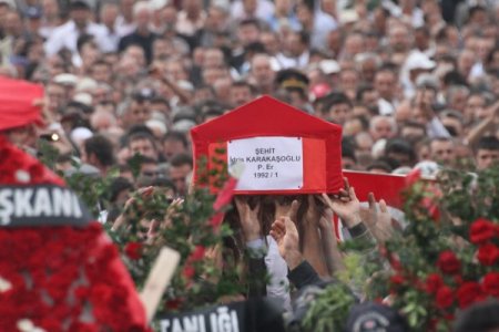 Bayburt, şehidini uğurladı