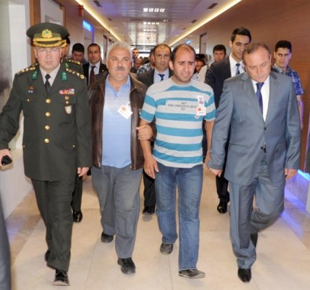 Bayburtlu şehit Karakaşoğlu, Trabzon'da törenle karşılandı