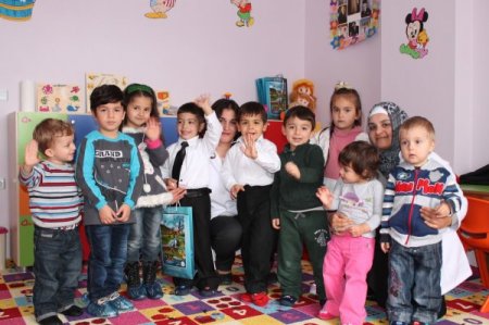 Bayburt'un ilk özel kreşi açıldı