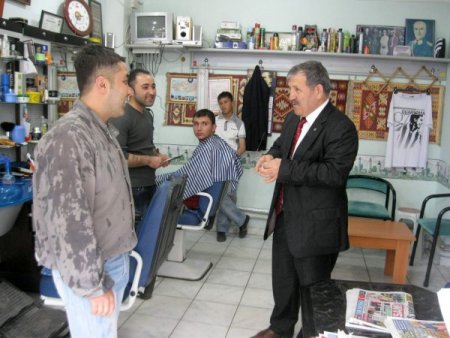 Bbp Adayı Şenliler, Şefaatli Esnafını Ziyaret Etti