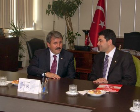 BBP Genel Başkanı Destici'den DP Genel Başkanı Uysal'a ziyaret
