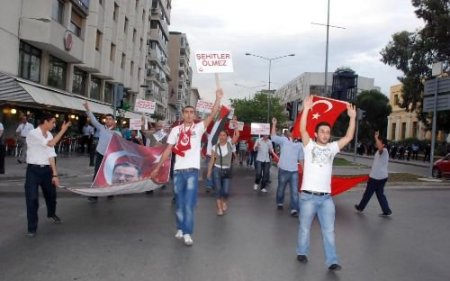 Bbp Ve Alperen Ocakları İsrail'i Protesto Etti