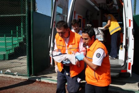 Bebek Ahcan, hava ambulansıyla Ankara'ya sevk edildi