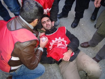 BEDAŞ'ı basan işçilere müdahale