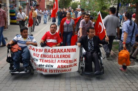 Bedensel engellilerden teröre tepki