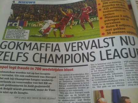 Belçika basını şike haberlerinde Aziz Yıldırım’a yer verdi