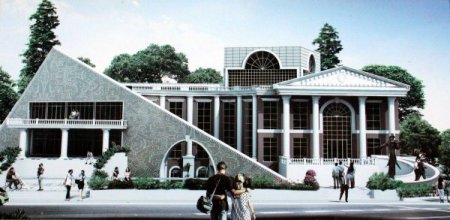 Belediye, ağaçları kesmemek için kültür merkezini alana uydurdu