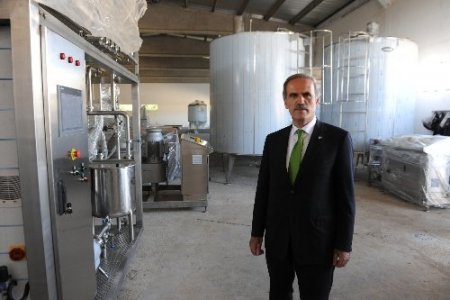 Belediye, dağ bölgelerini kalkındırmak için süt işleme tesisi kuruyor