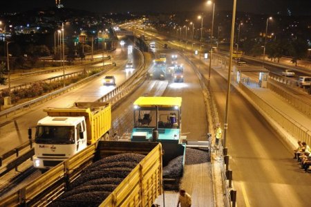 Belediye, İstanbul yollarına 1,7 milyon ton asfalt döktü