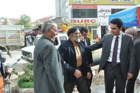Belediye Başkanı Bahçeci Esnafı Ziyaret Etti