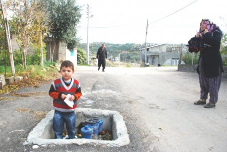 Belediye çukuruna vatandaşlardan tepki