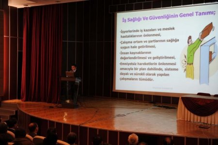 Belediye işçilerine iş sağlığı ve güvenliği semineri