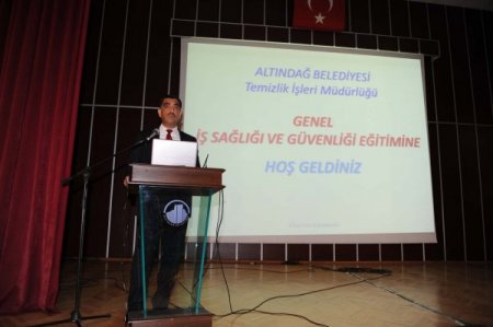 Belediye işçilerine iş sağlığı ve güvenliği semineri