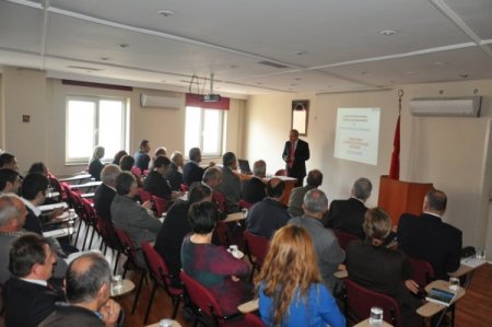 Belediye işçisine işçi sağlığı ve güvenliği semineri