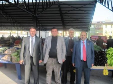 Belediye Yetkilileri Sabit Semt Pazarı Esnafını Ziyaret Etti