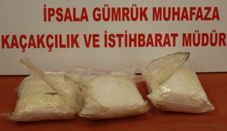 Belinde 150 bin TL değerinde uyuşturucu ile yakalandı