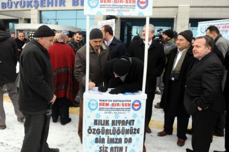 Bem-Bir-Sen kamuda kılık kıyafet özgürlüğüne destek verdi