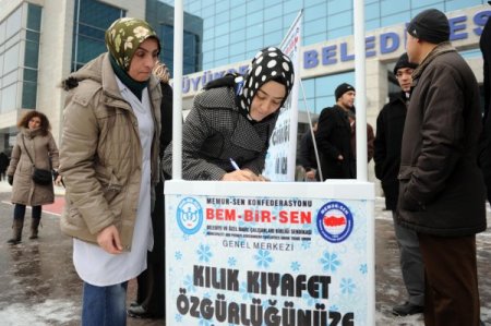 Bem-Bir-Sen kamuda kılık kıyafet özgürlüğüne destek verdi