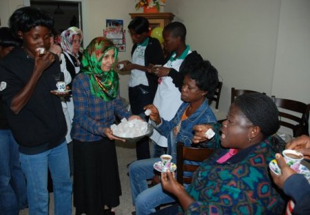 Beninli kadınlar Kayseri mantısına hayran kaldı