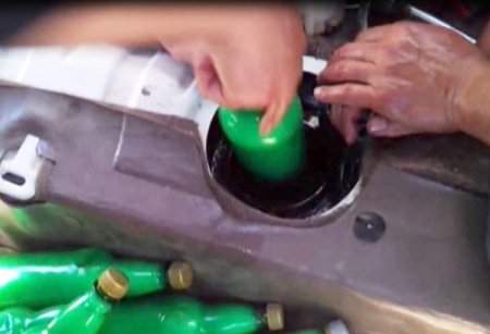 Benzin deposundan uyuşturucu çıktı