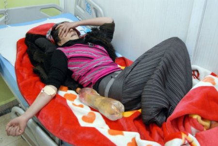 Berivan, brandayla kar üstünde 9 kilometre sürüklenerek ambulansa ulaştı