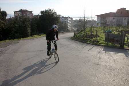 Beş farklı bisikletiyle Türkiye’yi geziyor