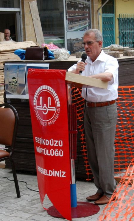 Beşikdüzü Merkez Hacı Çakmak Camii’nin Temeli Törenle Atıldı