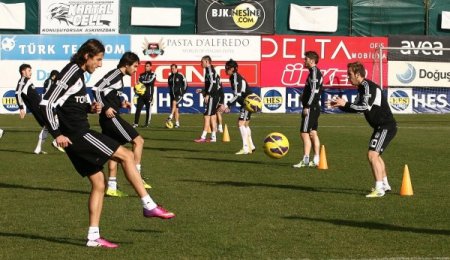 Beşiktaş, Galatasaray maçının hazırlıklarına devam etti