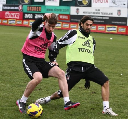 Beşiktaş, Galatasaray maçının hazırlıklarını sürdürdü