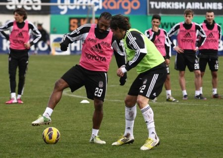 Beşiktaş, Galatasaray maçının hazırlıklarını sürdürdü