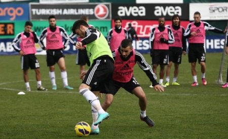 Beşiktaş, Galatasaray maçının hazırlıklarını sürdürdü