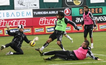 Beşiktaş, Kayserispor maçı hazırlıklarını sürdürdü
