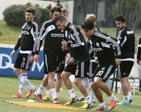 Beşiktaş, Trabzonspor maçı hazırlıklarını sürdürdü