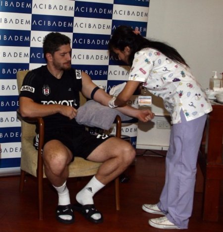 Beşiktaş oyuncuları, testten geçti