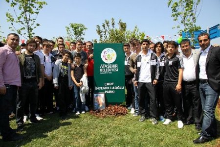 Beşiktaşlı Emre İncemollaoğlu’nun adını taşıyan park açıldı