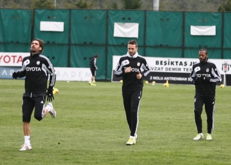 Beşiktaş'ta derbi hazırlıkları devam ediyor