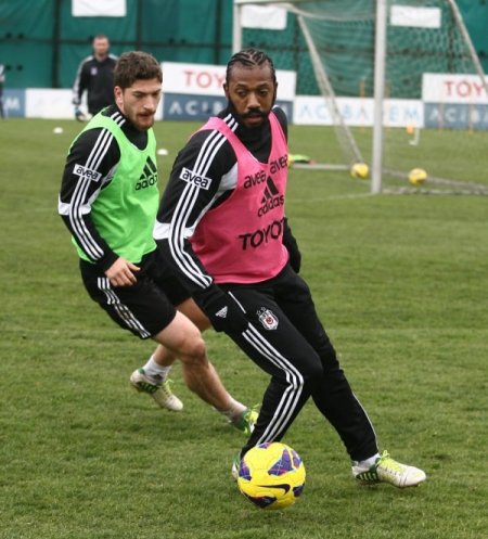 Beşiktaş'ta derbi hazırlıkları devam ediyor