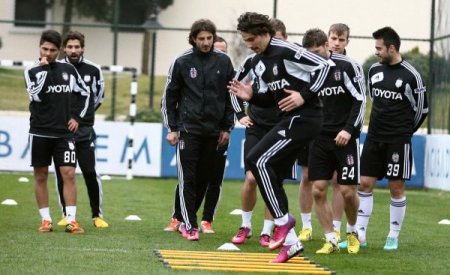 Beşiktaş'ta derbi maçı hazırlıkları sürüyor
