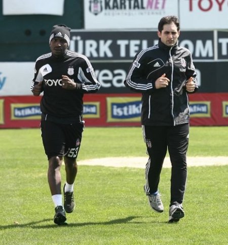 Beşiktaş'ta önce antrenman sonra moral yemeği