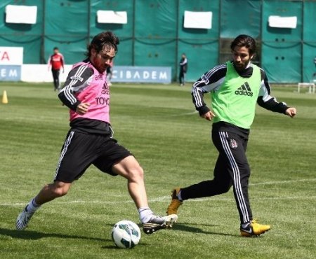 Beşiktaş'ta önce antrenman sonra moral yemeği