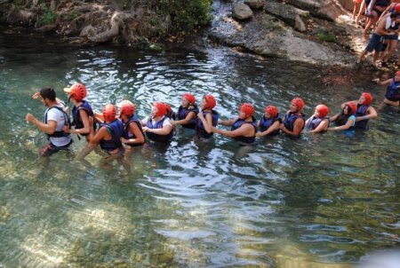 Beşkonak'ta 50 bin Rus turist kanyon turuna çıktı