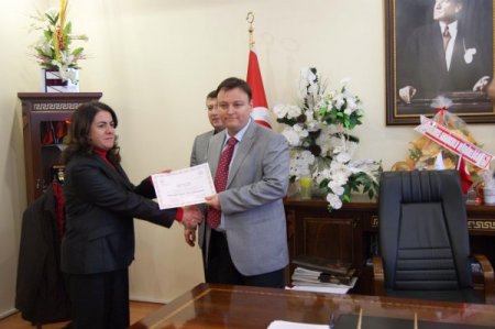 Beslenme dostu okullar sertifikalarını aldı