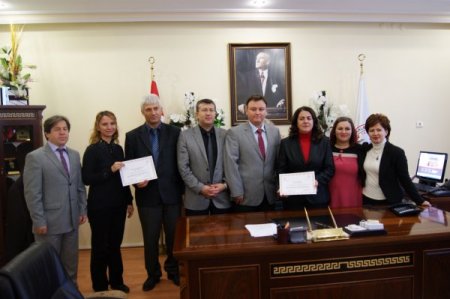 Beslenme dostu okullar sertifikalarını aldı