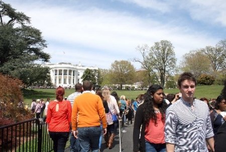 Beyaz Saray kapıları 2 günlüğüne halka açıldı
