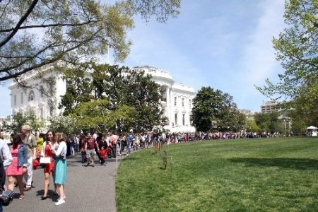 Beyaz Saray kapıları 2 günlüğüne halka açıldı