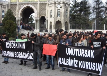 Beyazıt'da Uludere protestosu